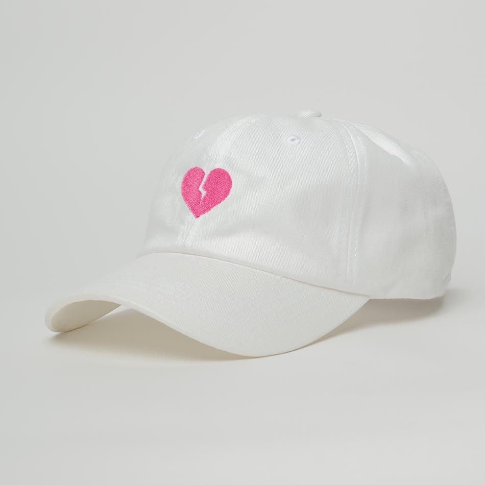kaotiko Gorra Broken Heart White Rebajas de fin de temporada