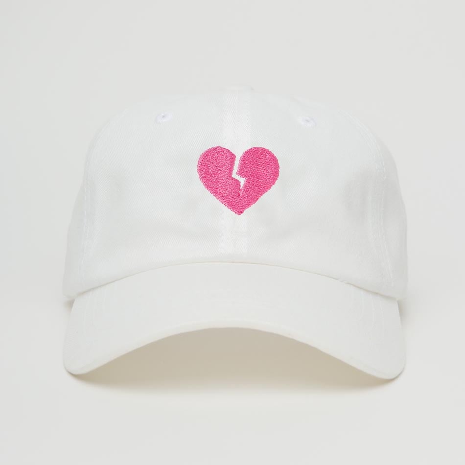 kaotiko Gorra Broken Heart White Rebajas de fin de temporada