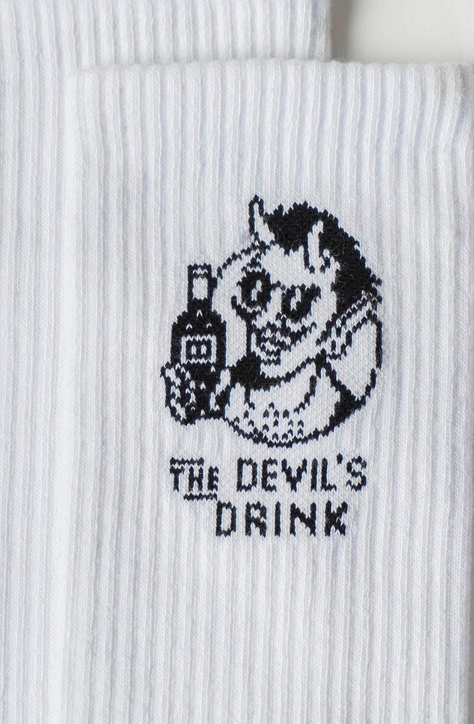 kaotiko Calcetines Devil Drinks White Rebajas top