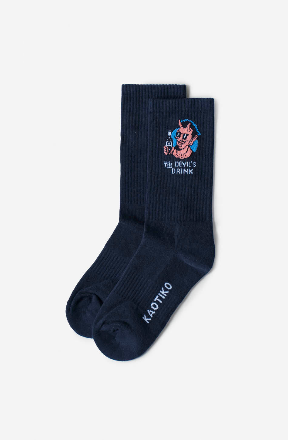kaotiko Calcetines Devil Drinks Navy Envío gratis