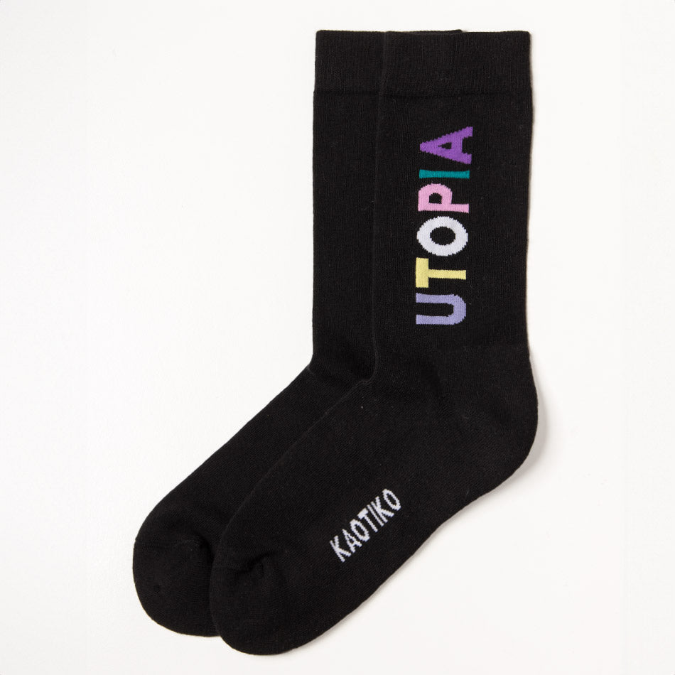 kaotiko Calcetín Utopia Black Oferta especial