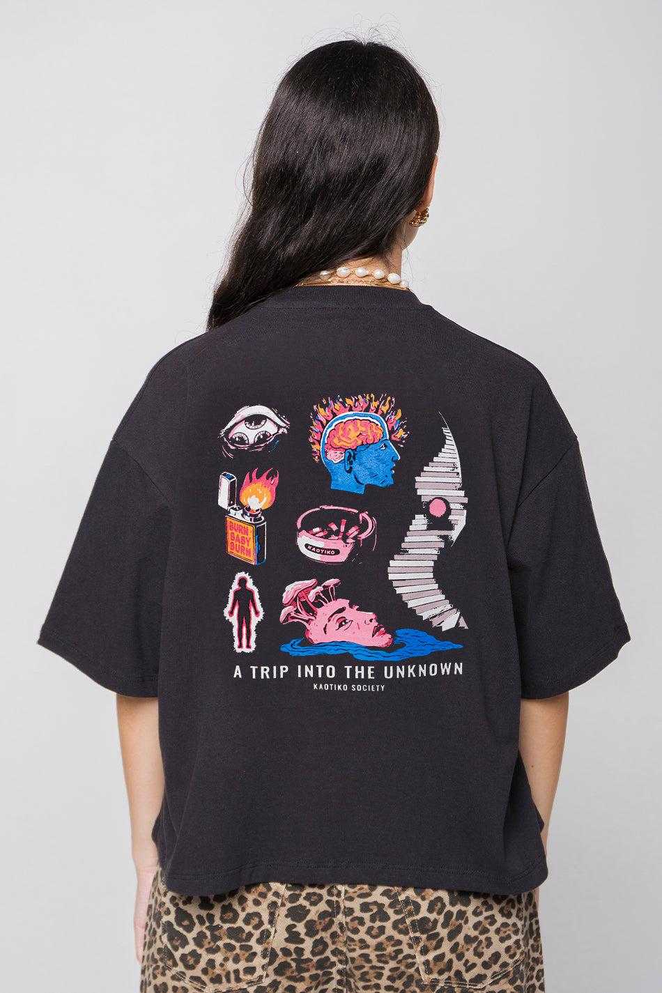 kaotiko Camiseta Unknown Trip Black En línea