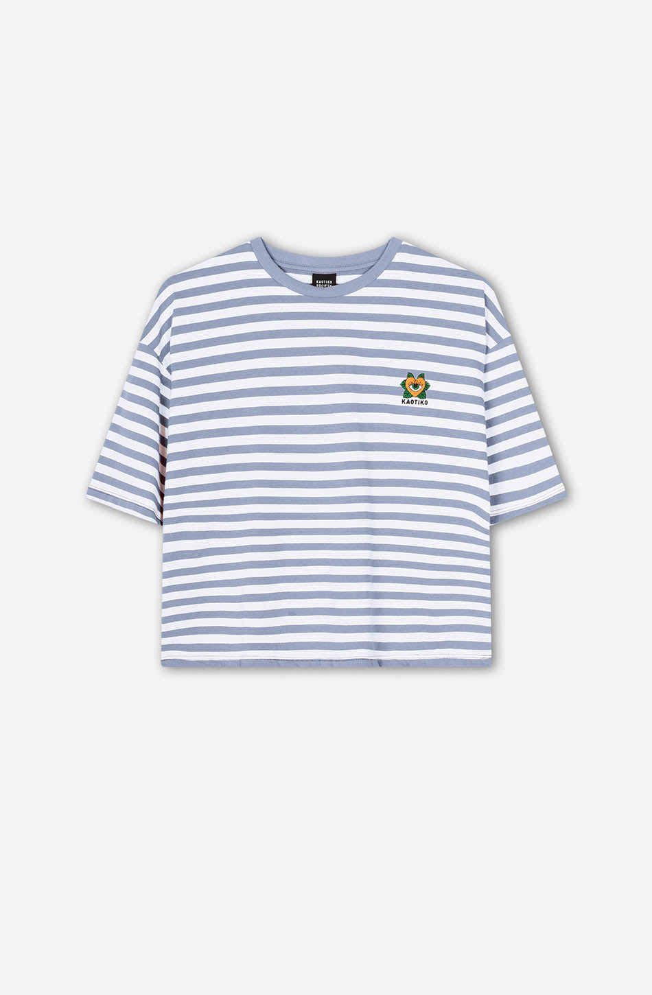 kaotiko Camiseta Violet Heart Stripes