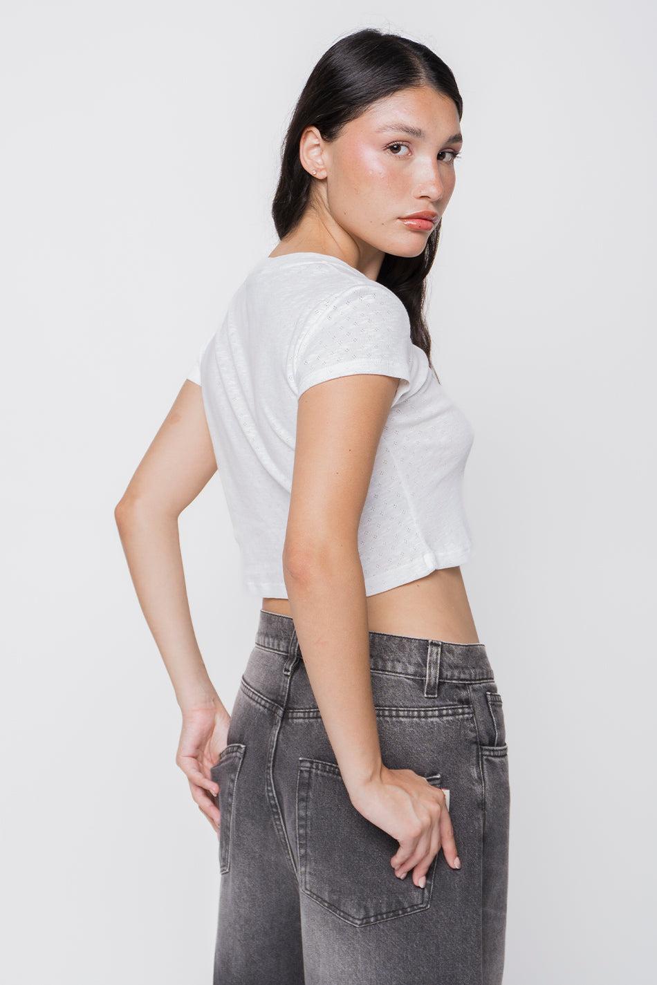 kaotiko Camiseta Broken Heart White/ Mallow Ofertas