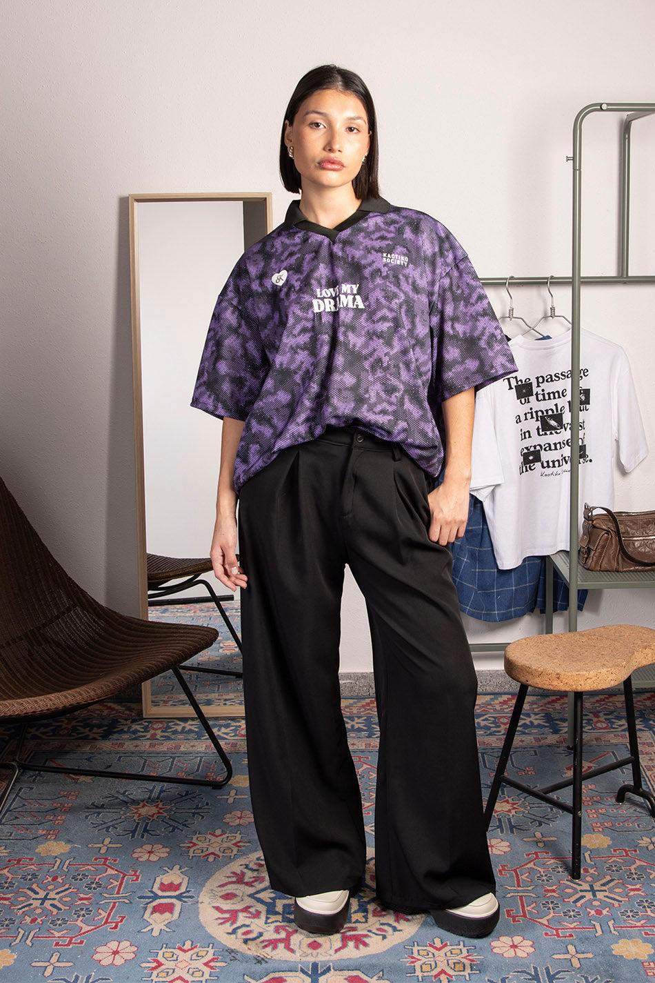 kaotiko Polo Soccer Love My Drama Purple En oferta