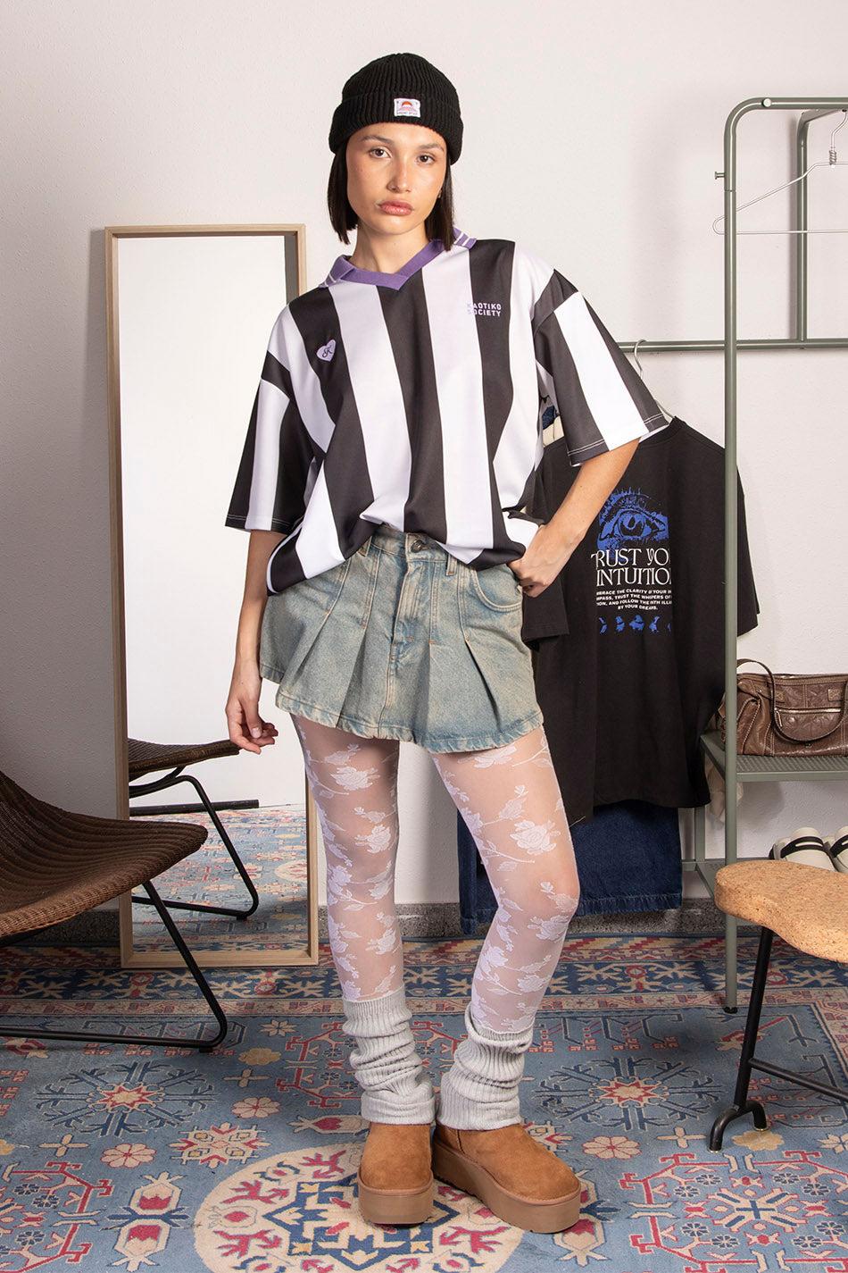 kaotiko Polo Soccer Black/ White Love My Drama Gran oferta