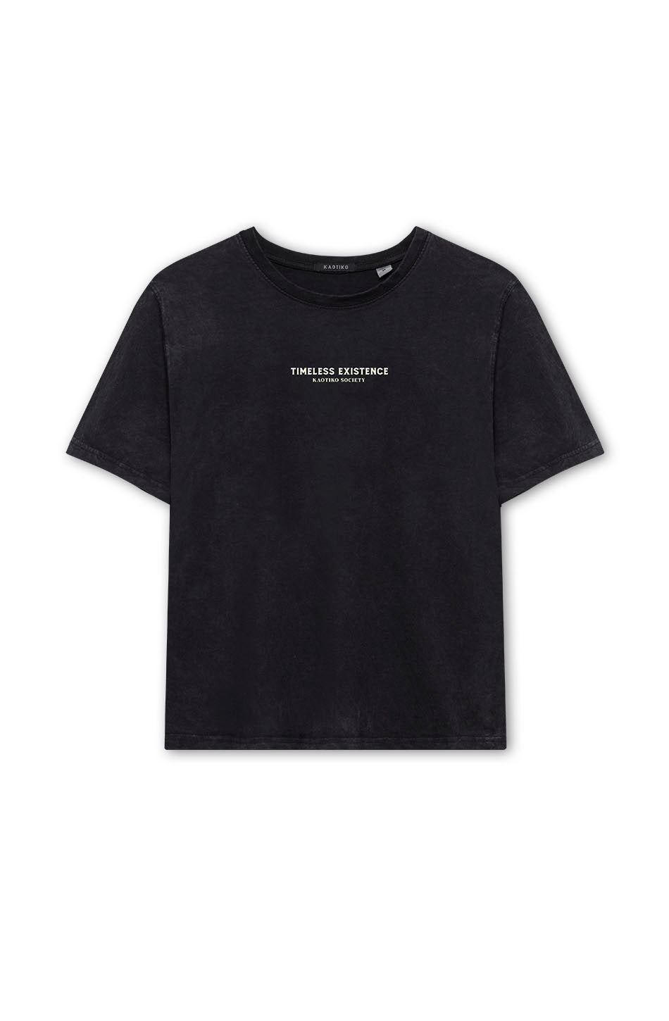 kaotiko Camiseta Washed Volcanic Symphony Black Mejor oferta