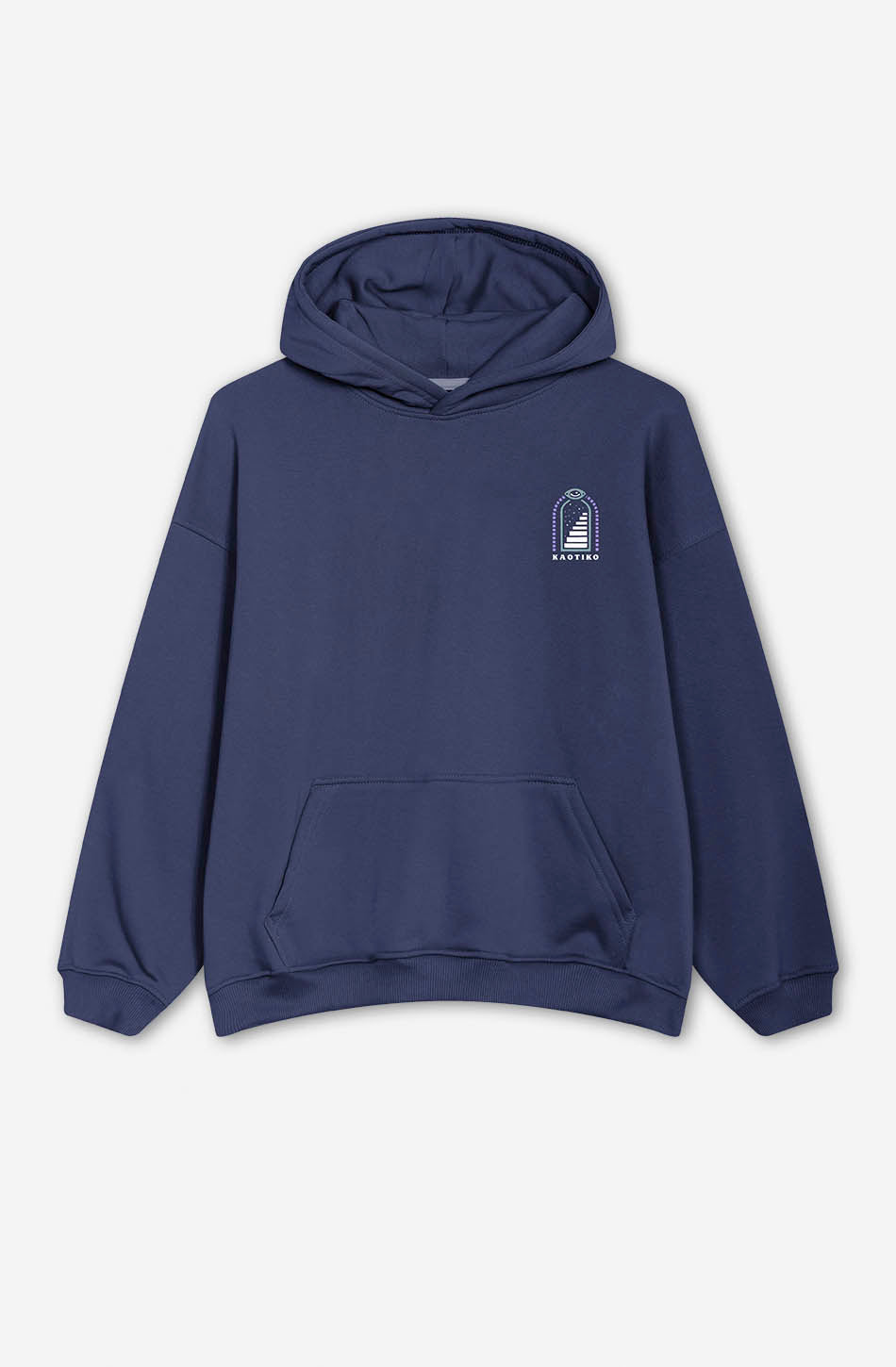 kaotiko Sudadera Washed Trust Your Intuition Dark Lilac Promoción por tiempo limitado