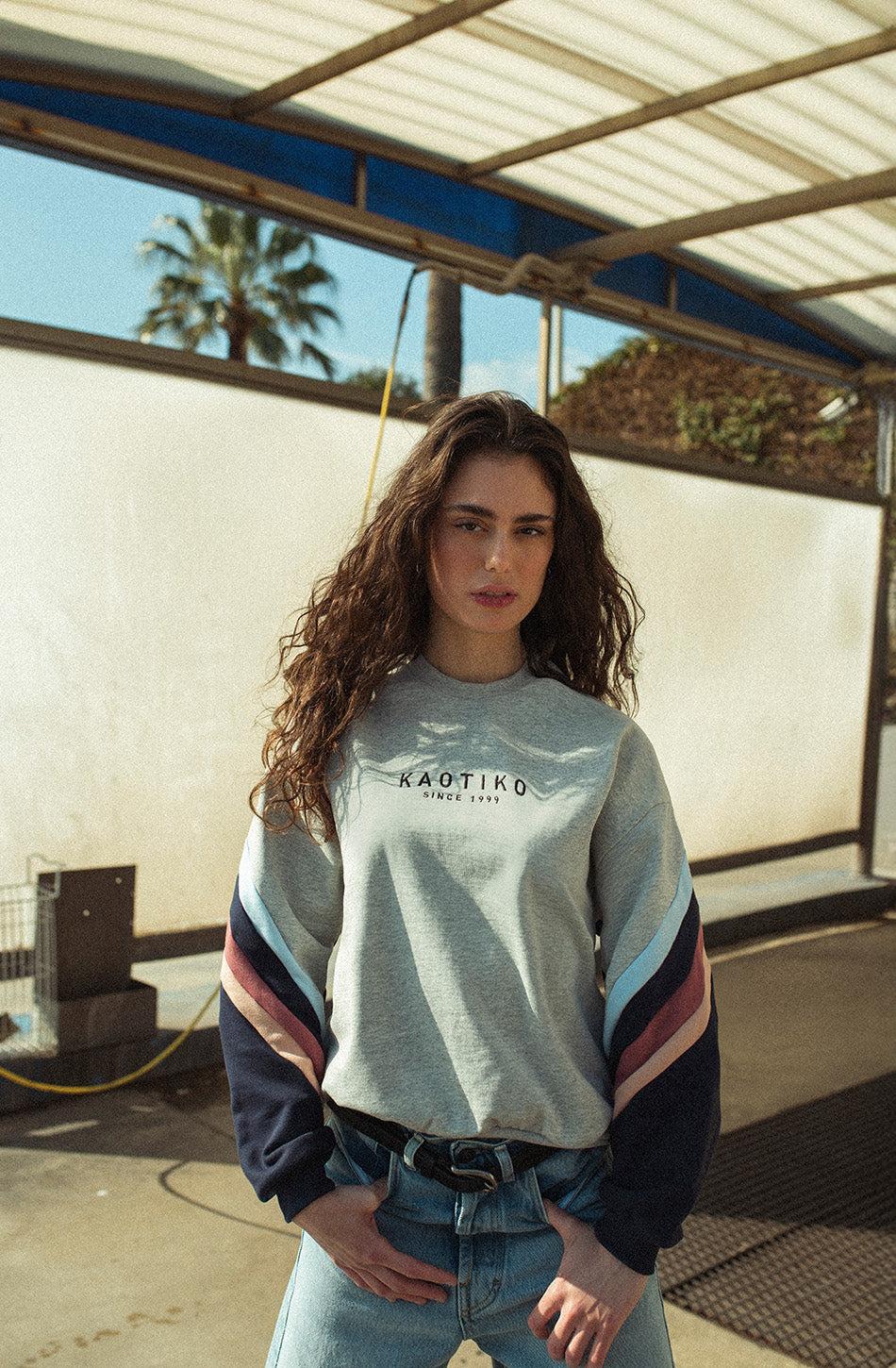 kaotiko Sudadera Walker Gray / Navy