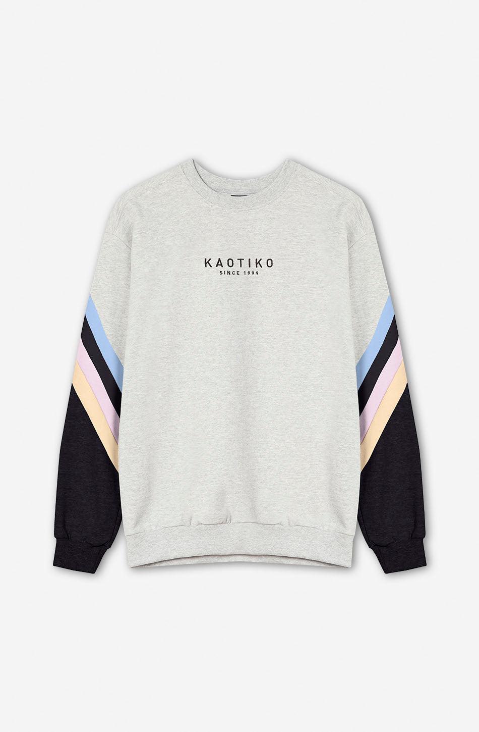 kaotiko Sudadera Walker Gray/ Black/ Niagara