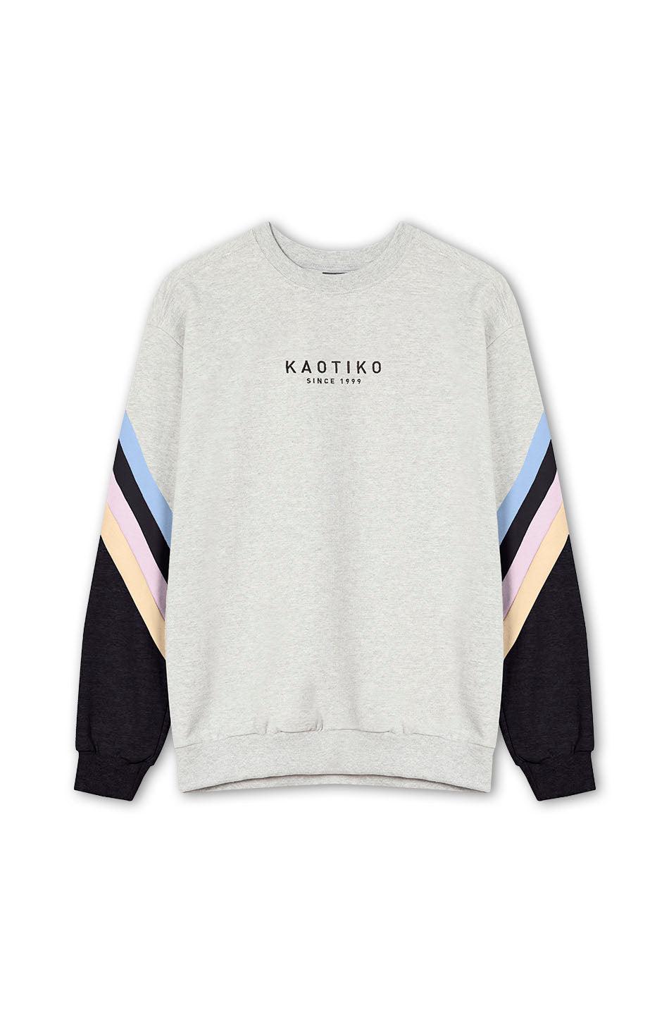 kaotiko Sudadera Walker Gray/ Black/ Niagara Oferta especial de fábrica
