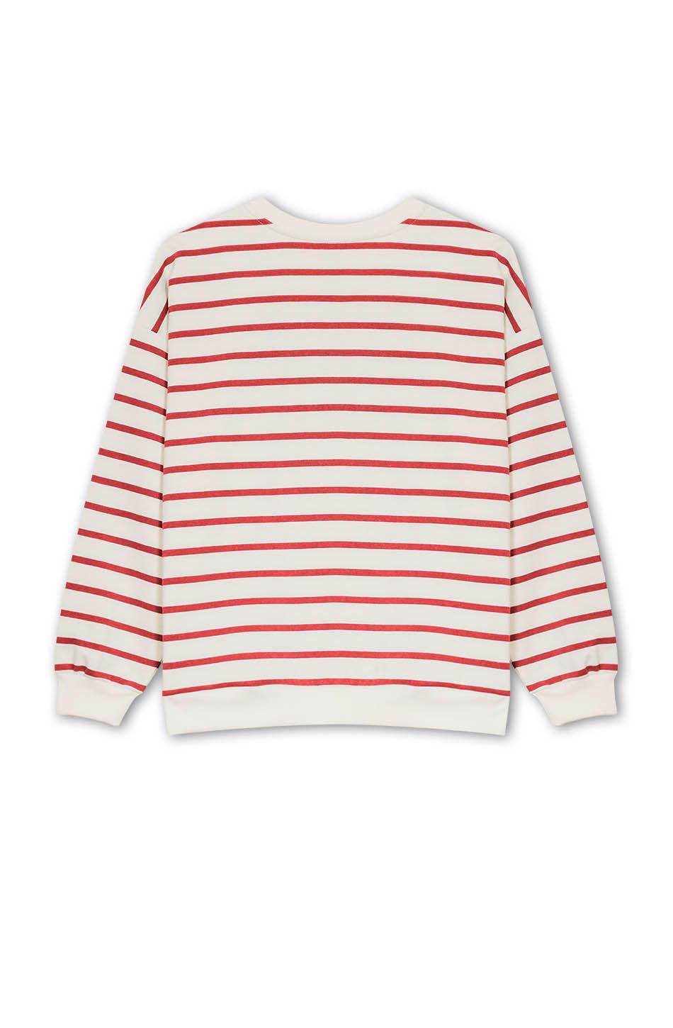 kaotiko Sudadera Stripes Red / Ivory Limitado a 3 días