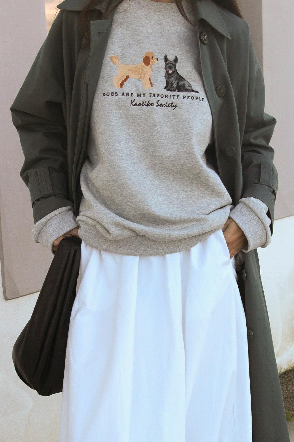 kaotiko Sudadera Puppies Elliott Grey Oferta exclusiva