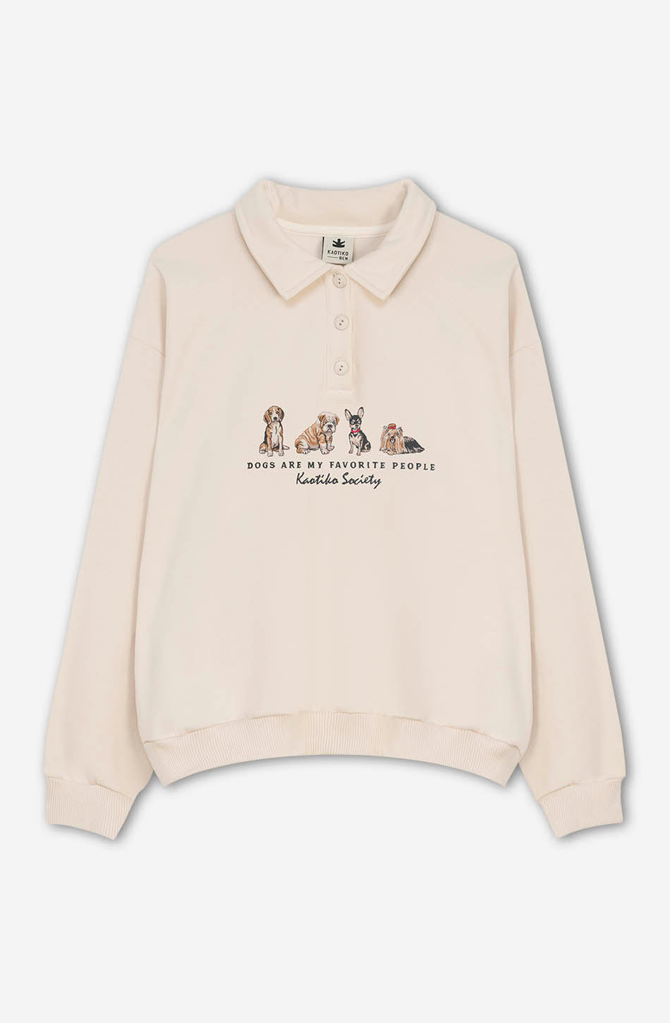 kaotiko Sudadera Puppies Gang Bone