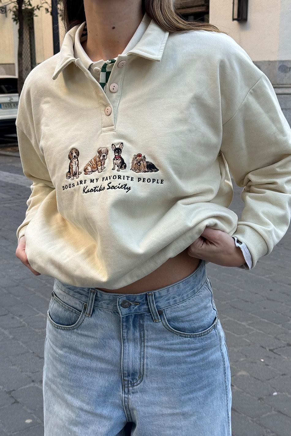 kaotiko Sudadera Puppies Gang Bone Última moda