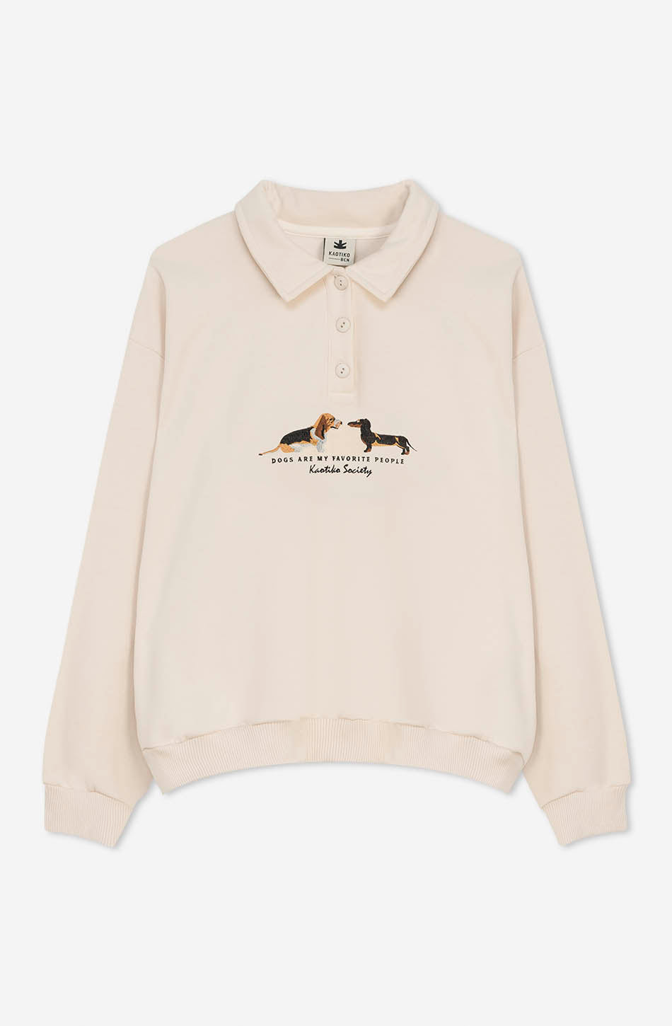 kaotiko Sudadera Puppies Bone Descuento por venta flash