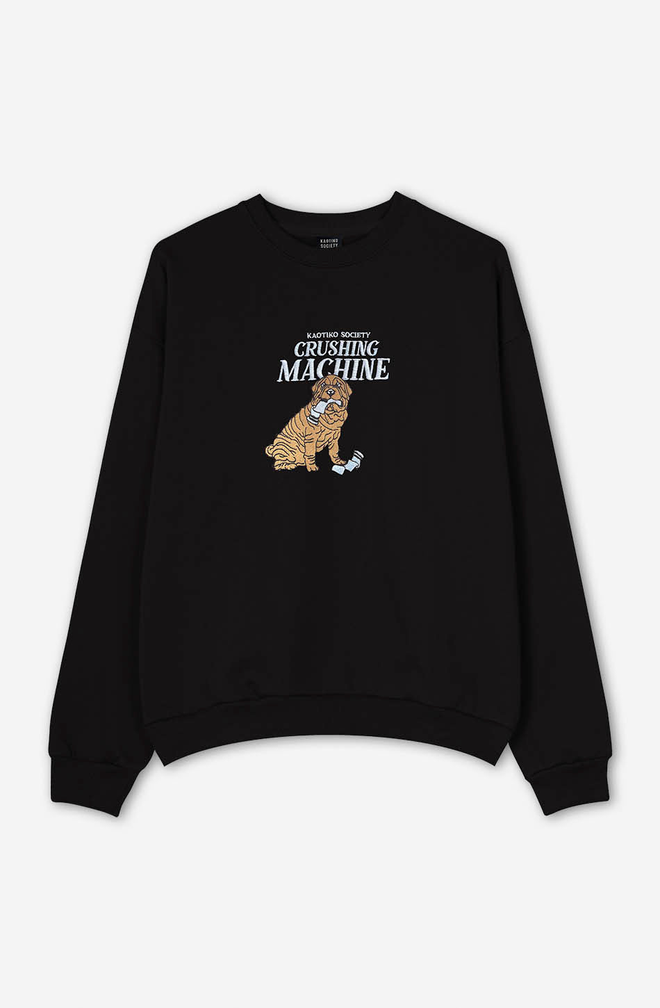 kaotiko Sudadera Crushing Machine Black