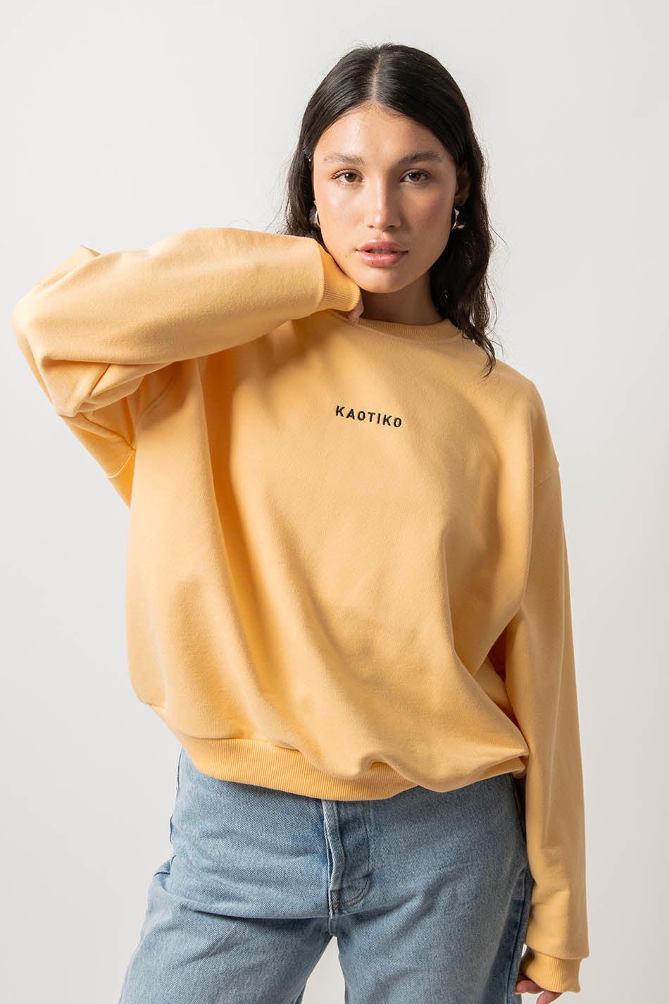 kaotiko Sudadera Bruna Vainilla Ofertas especiales