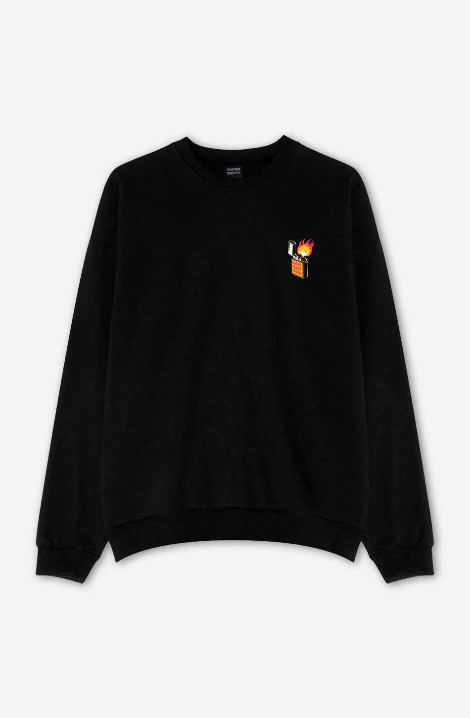 kaotiko Sudadera Washed Unknown Trip Black Precio ultrabajo