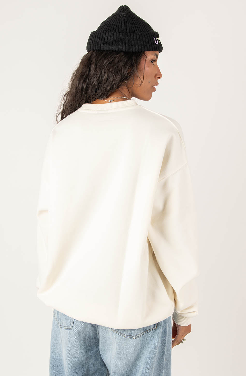 kaotiko Sudadera Under Her Eyes Ivory Outlet