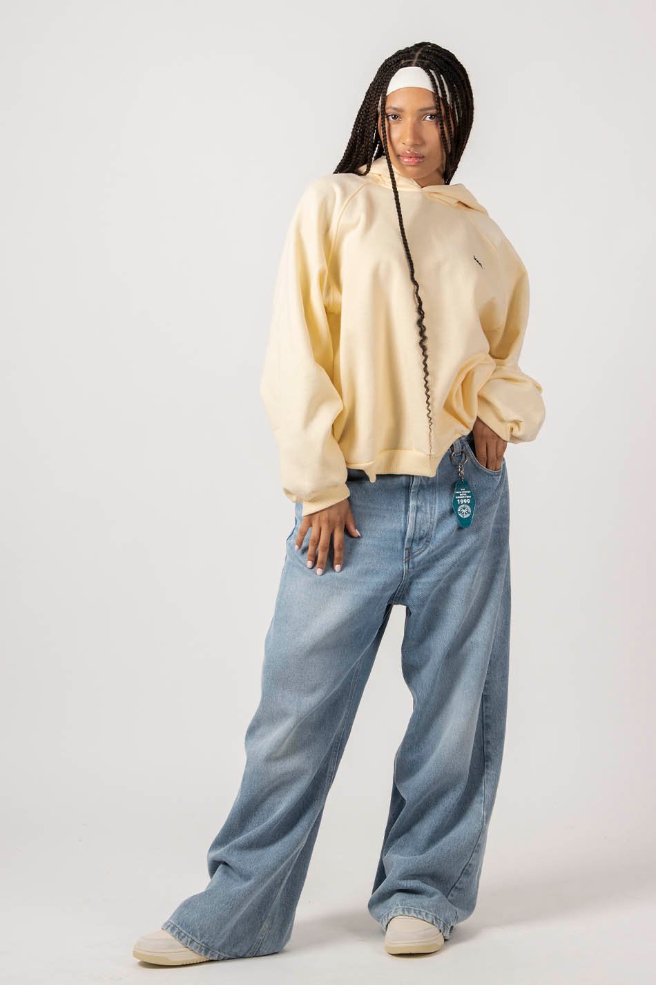 kaotiko Sudadera Emily Cream Ofertas