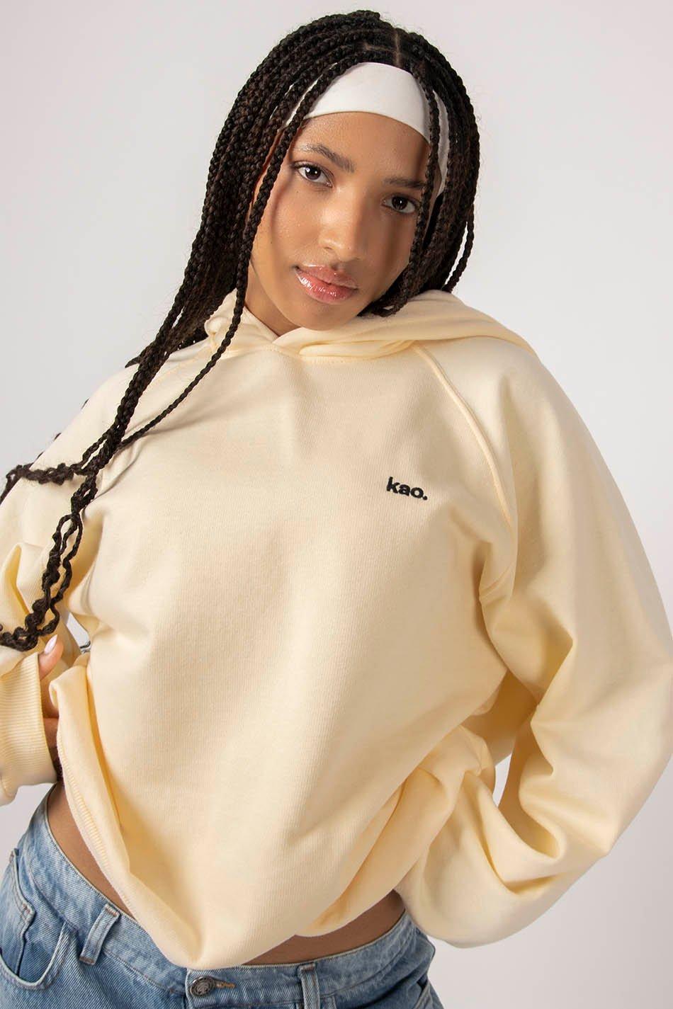 kaotiko Sudadera Emily Cream Ofertas