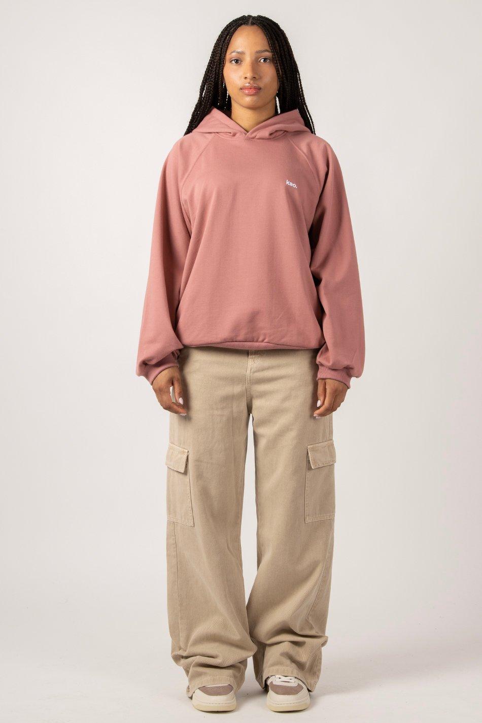 kaotiko Sudadera Emily Soft Burgundy Venta caliente