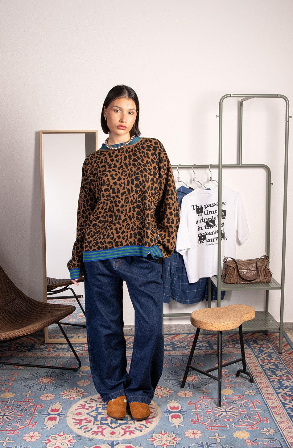 kaotiko Jersey Burning Rebellion Leopard Rebajas baratas