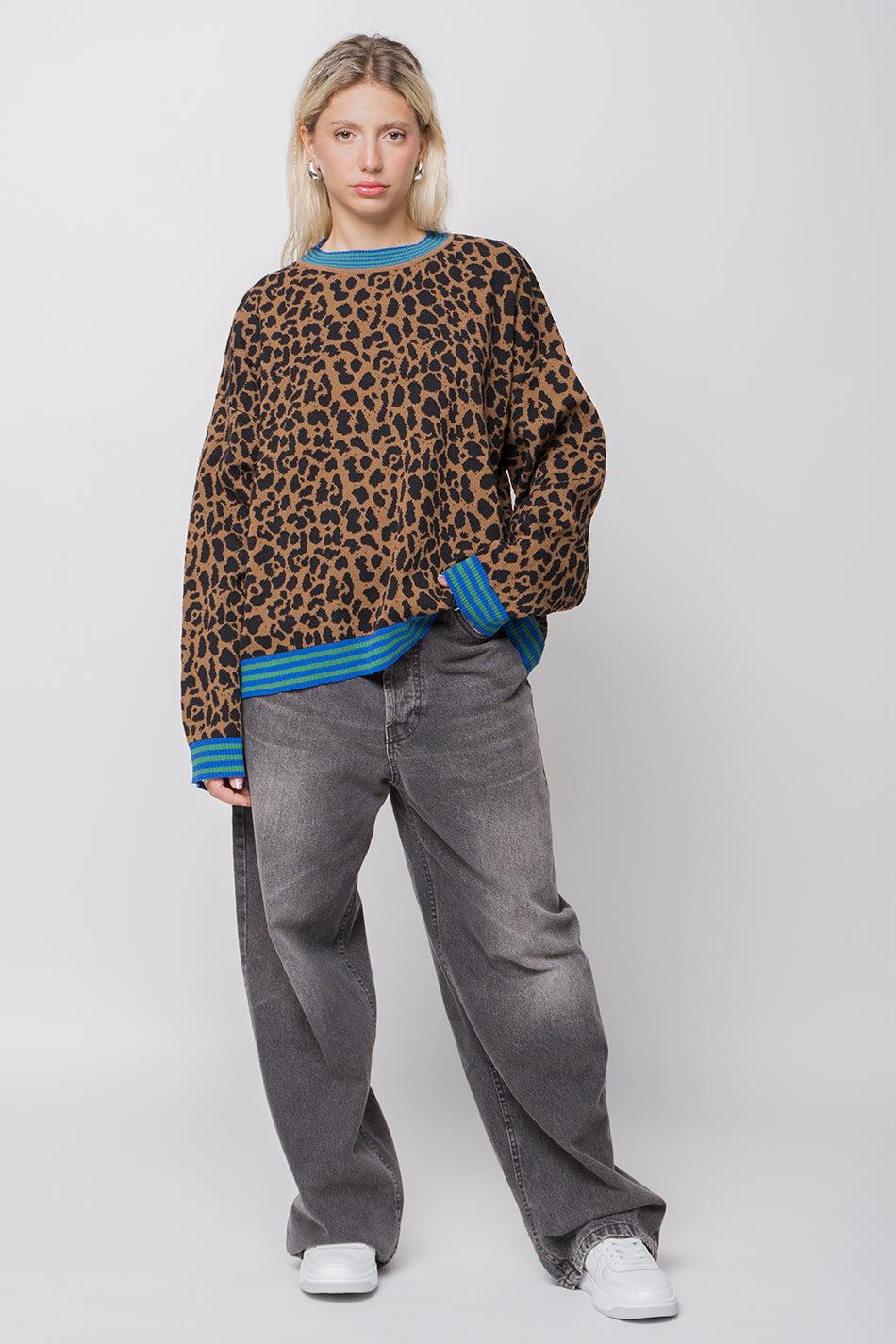 kaotiko Jersey Burning Rebellion Leopard Rebajas baratas