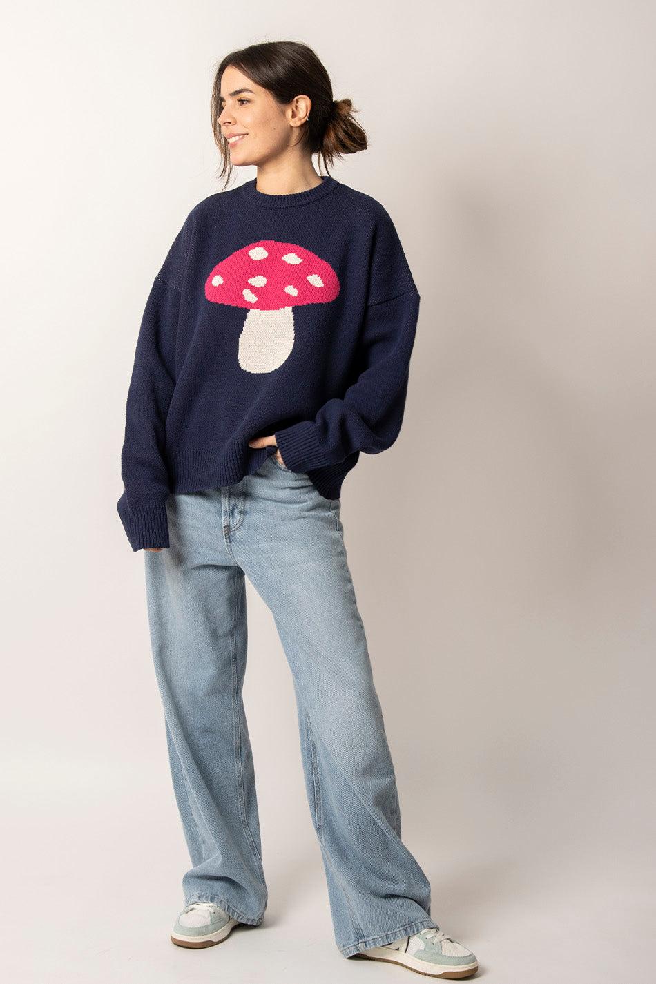 kaotiko Jersey Mushroom Navy Los más vendidos
