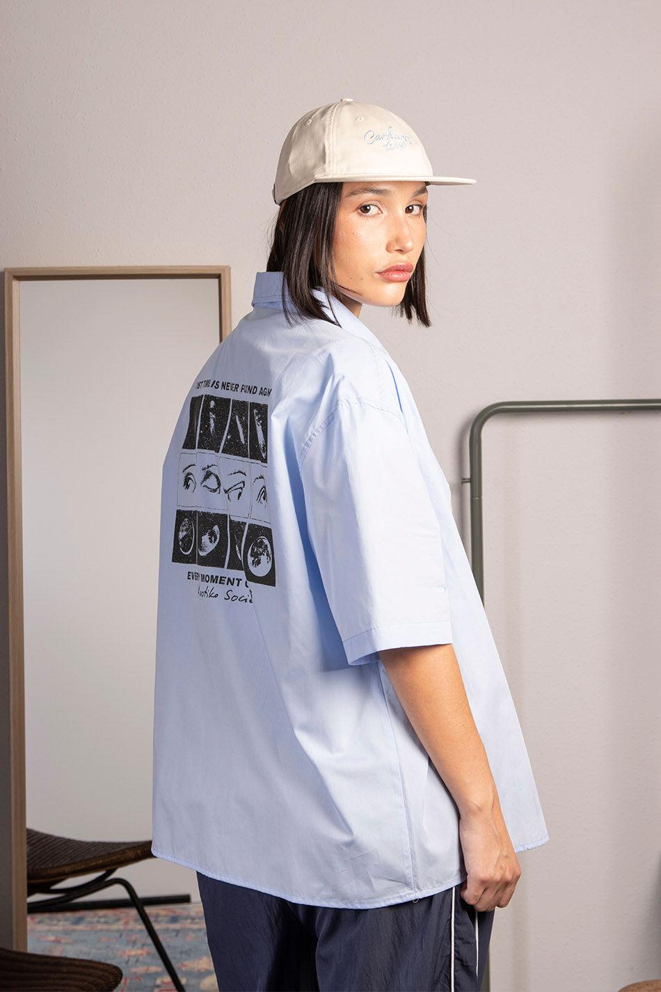 kaotiko Camisa Blue Eyes Phases Shirt Tienda
