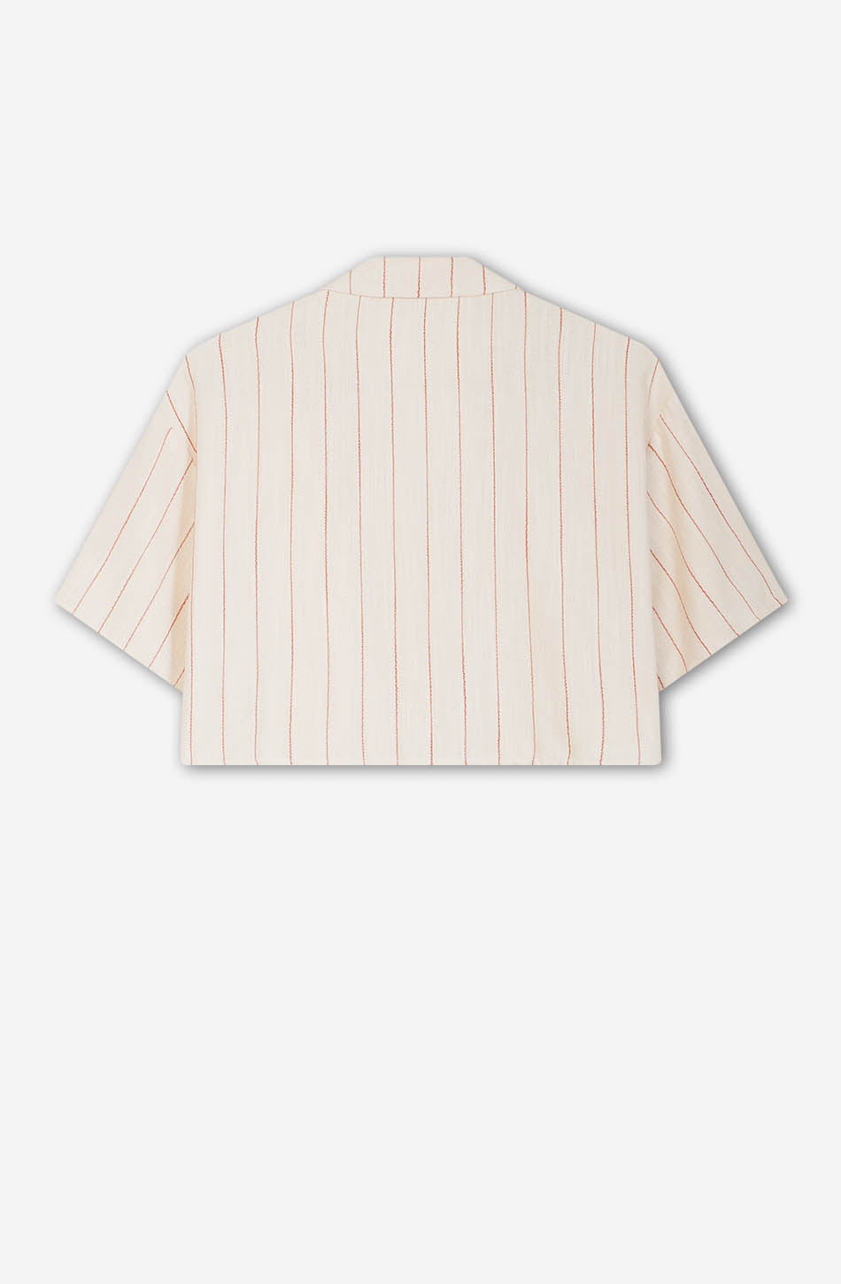 kaotiko Camisa Barbacoa Stripes Ivory/ Burgundy Rebajas online