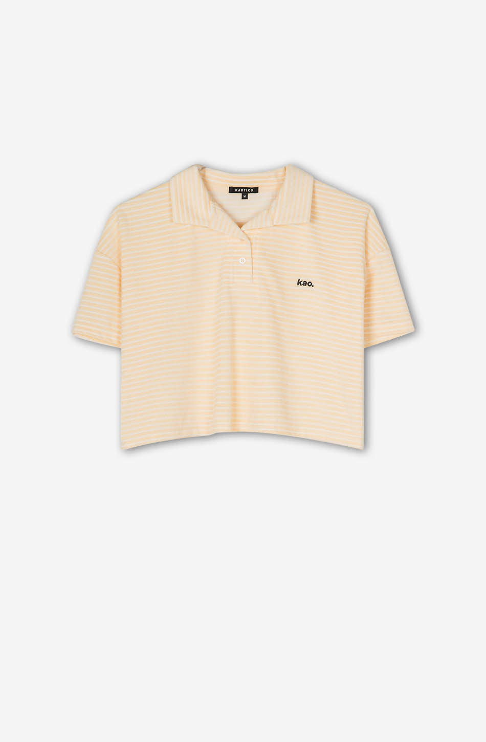 kaotiko Polo Towell Stripe Yellow / White Rebajas top