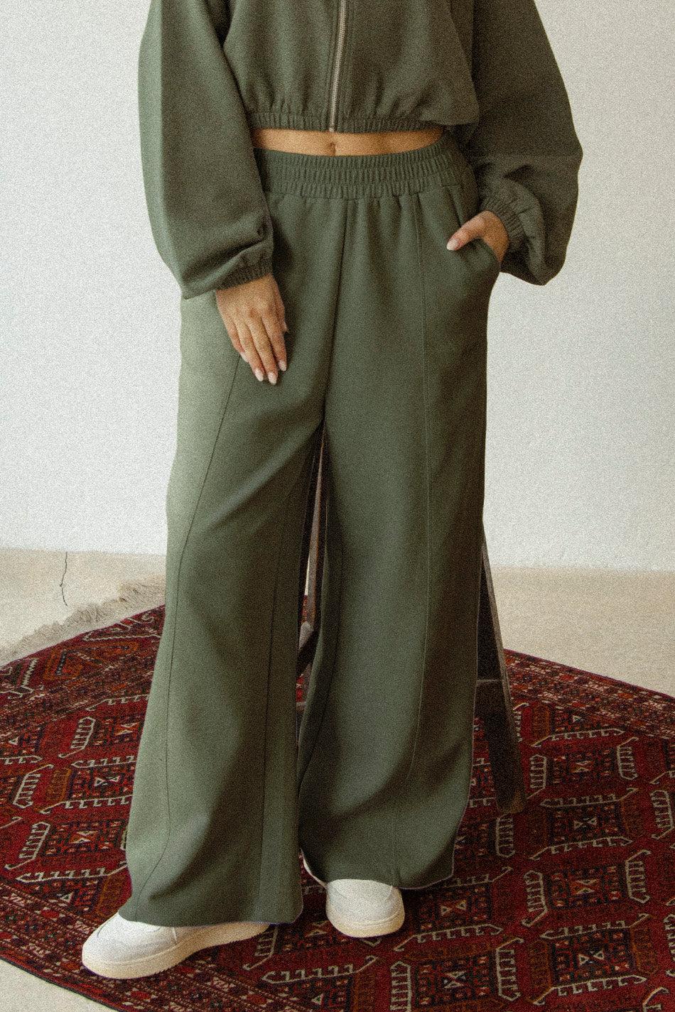 kaotiko Pantalón Jogger Venice Interlock Olive COMPRAR AHORA