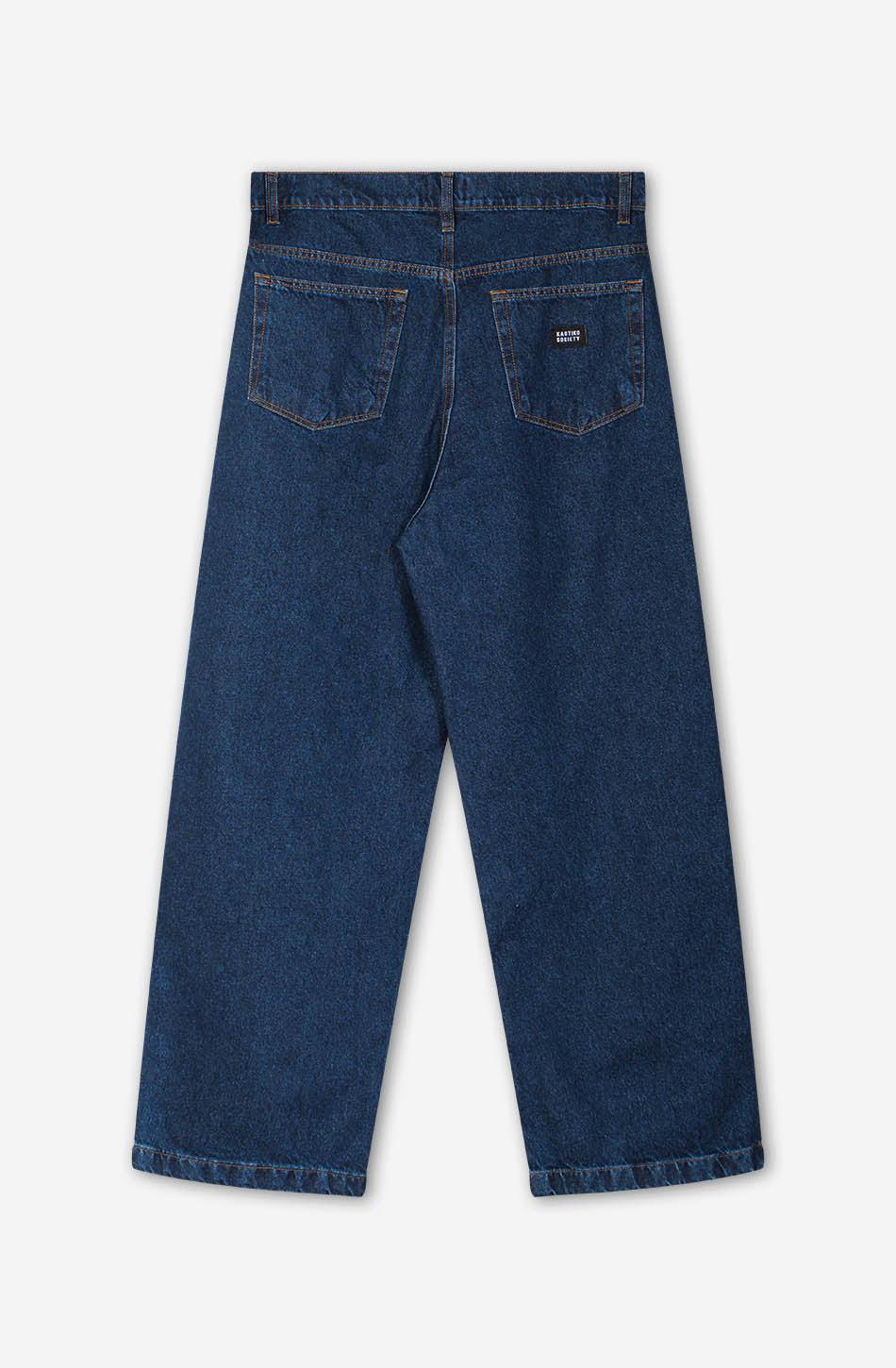 kaotiko Pantalón Stuttgart Wide Leg Dark Denim Último día