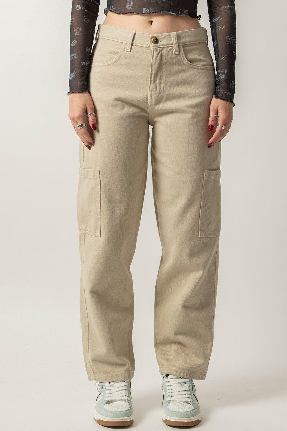 kaotiko Pantalón Factory Cream Grandes descuentos