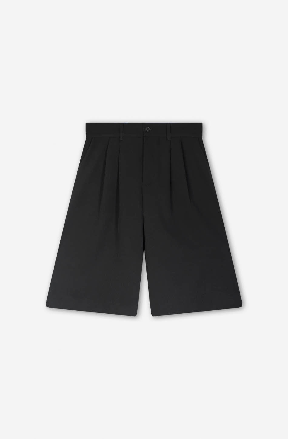kaotiko Bermuda Wide Leg Pinzas Black En oferta