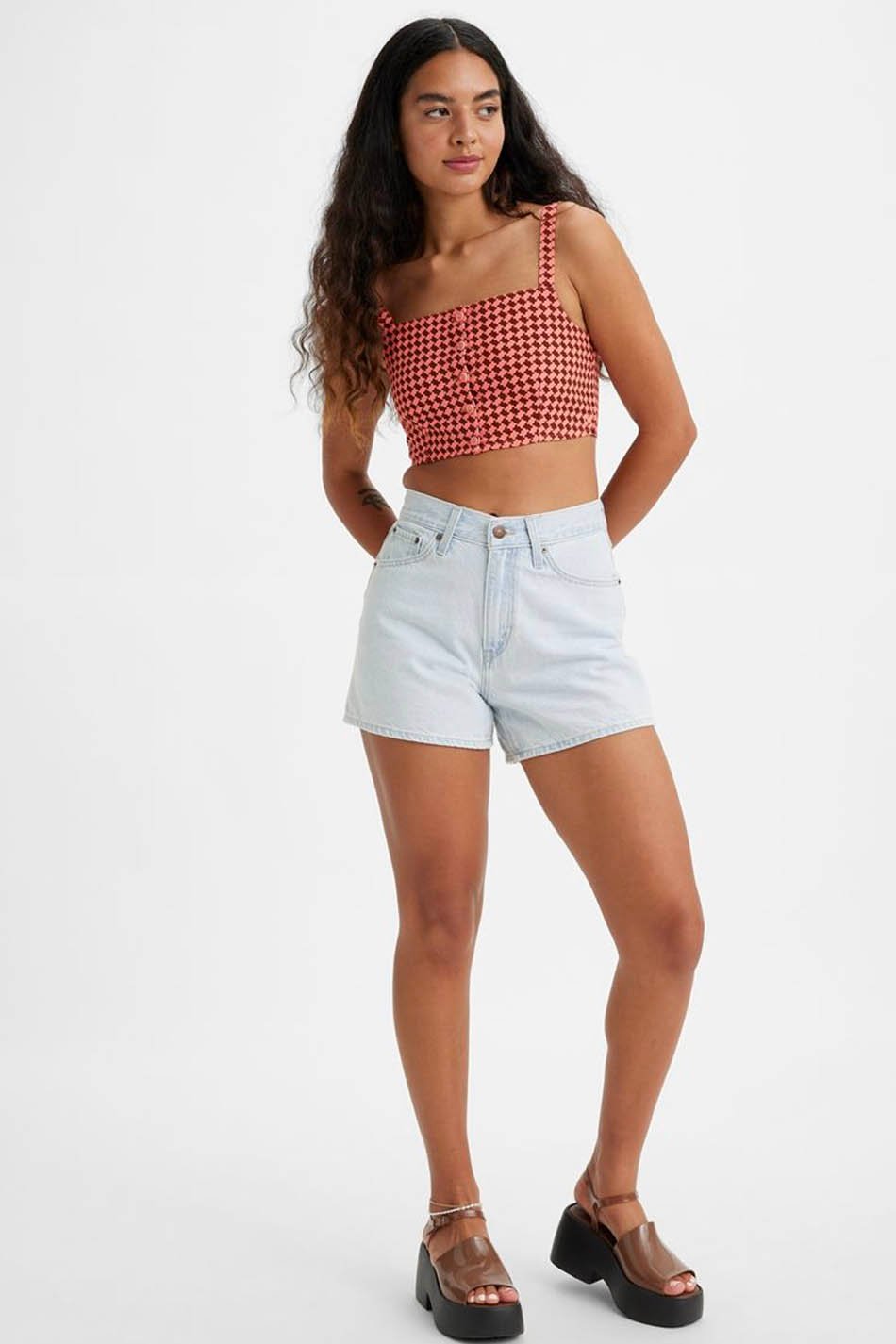 kaotiko Short Levi's 80'S mom notice Oferta exclusiva