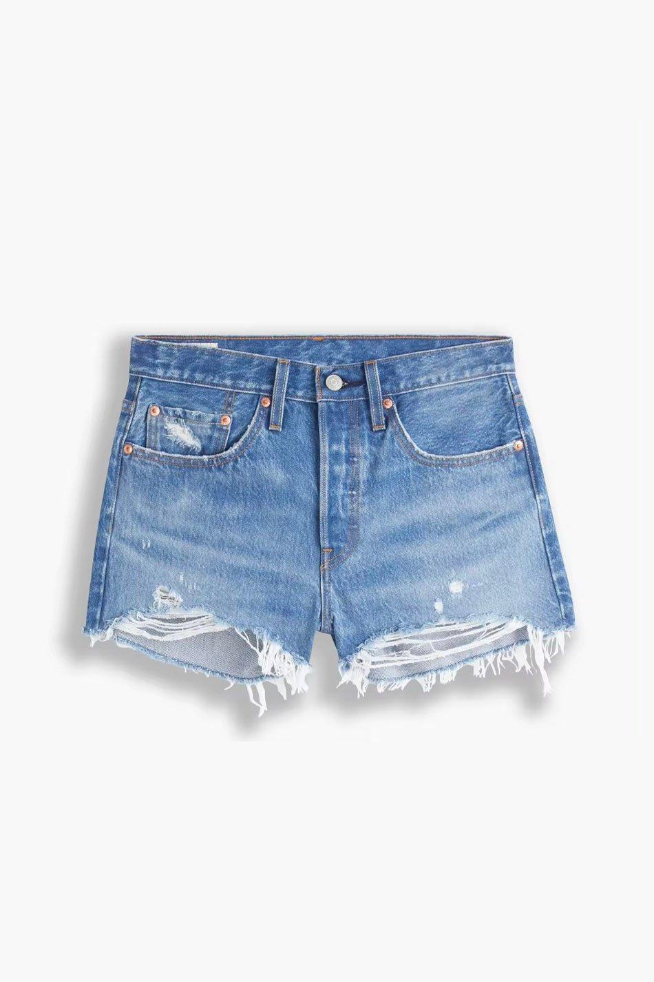kaotiko Shorts Levi's 501 Original Blue Última moda