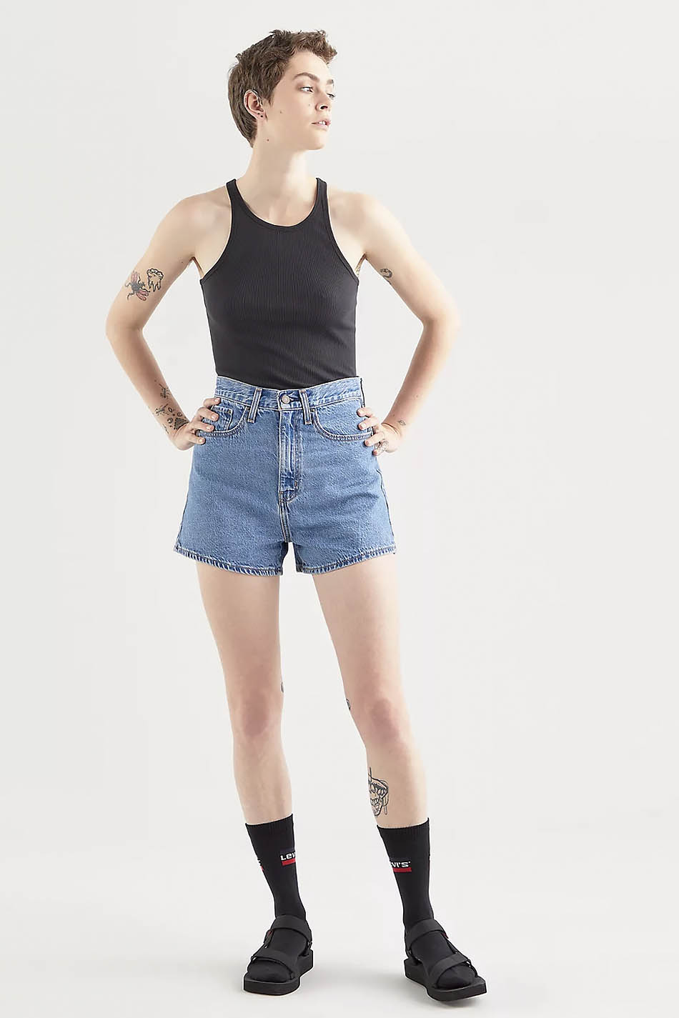 kaotiko Shorts Levi's High Loose Ofertas de temporada