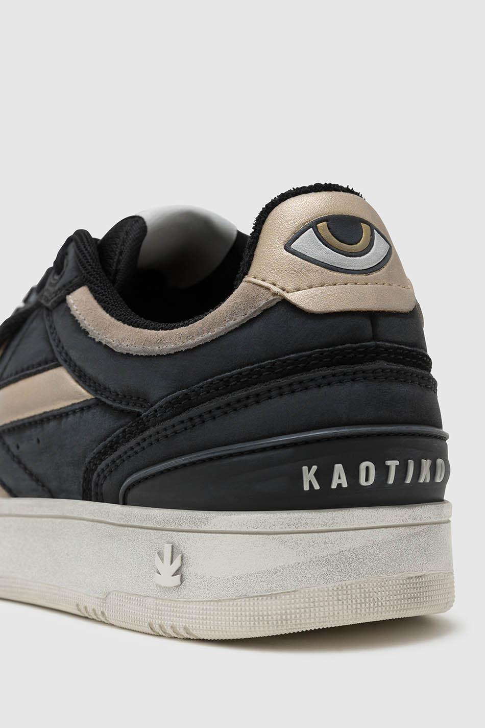 kaotiko Zapatillas Kaotiko Boston Piping Metal Black En oferta