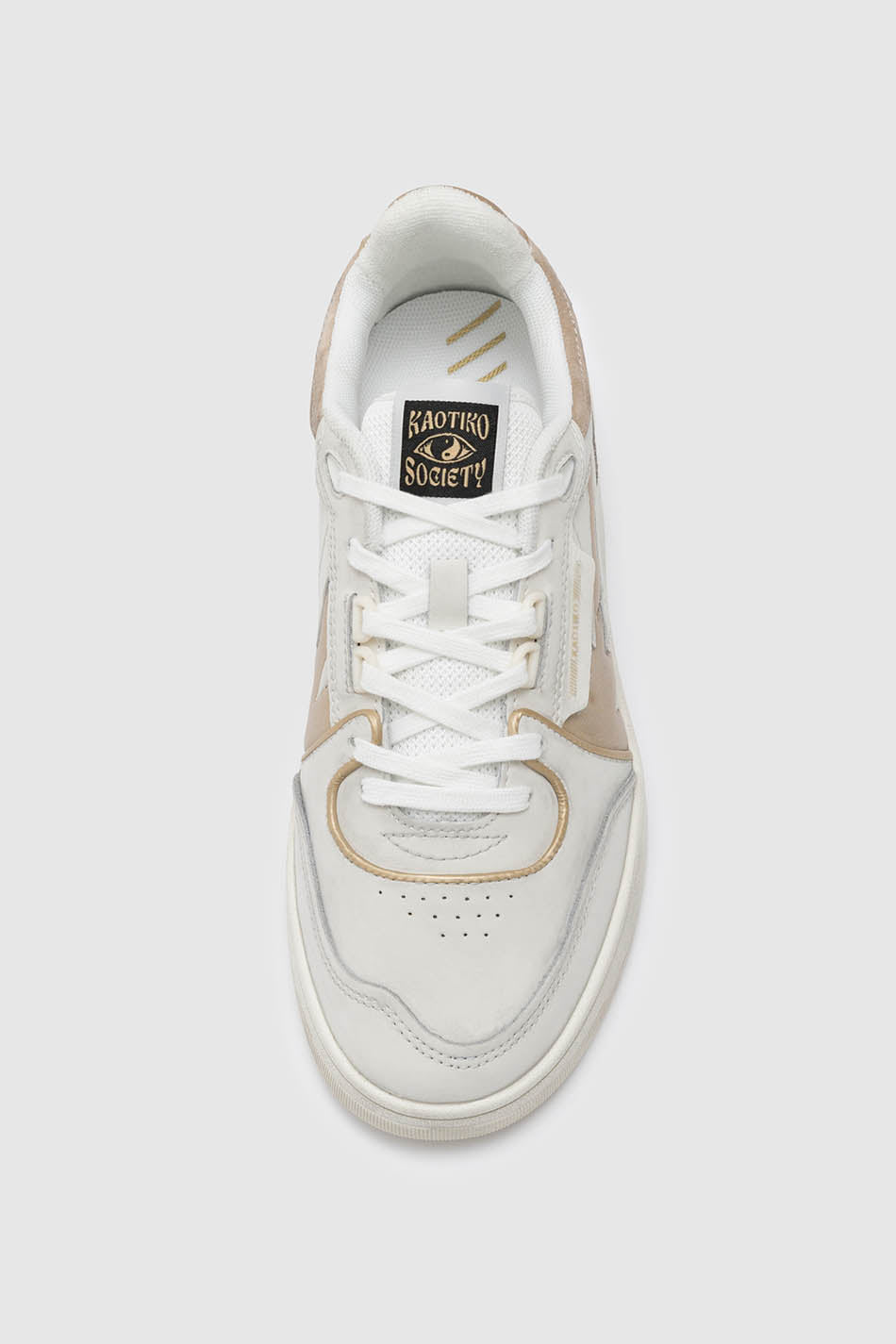 kaotiko Zapatillas Kaotiko Boston Piping Metal Gold Rebajas de fábrica