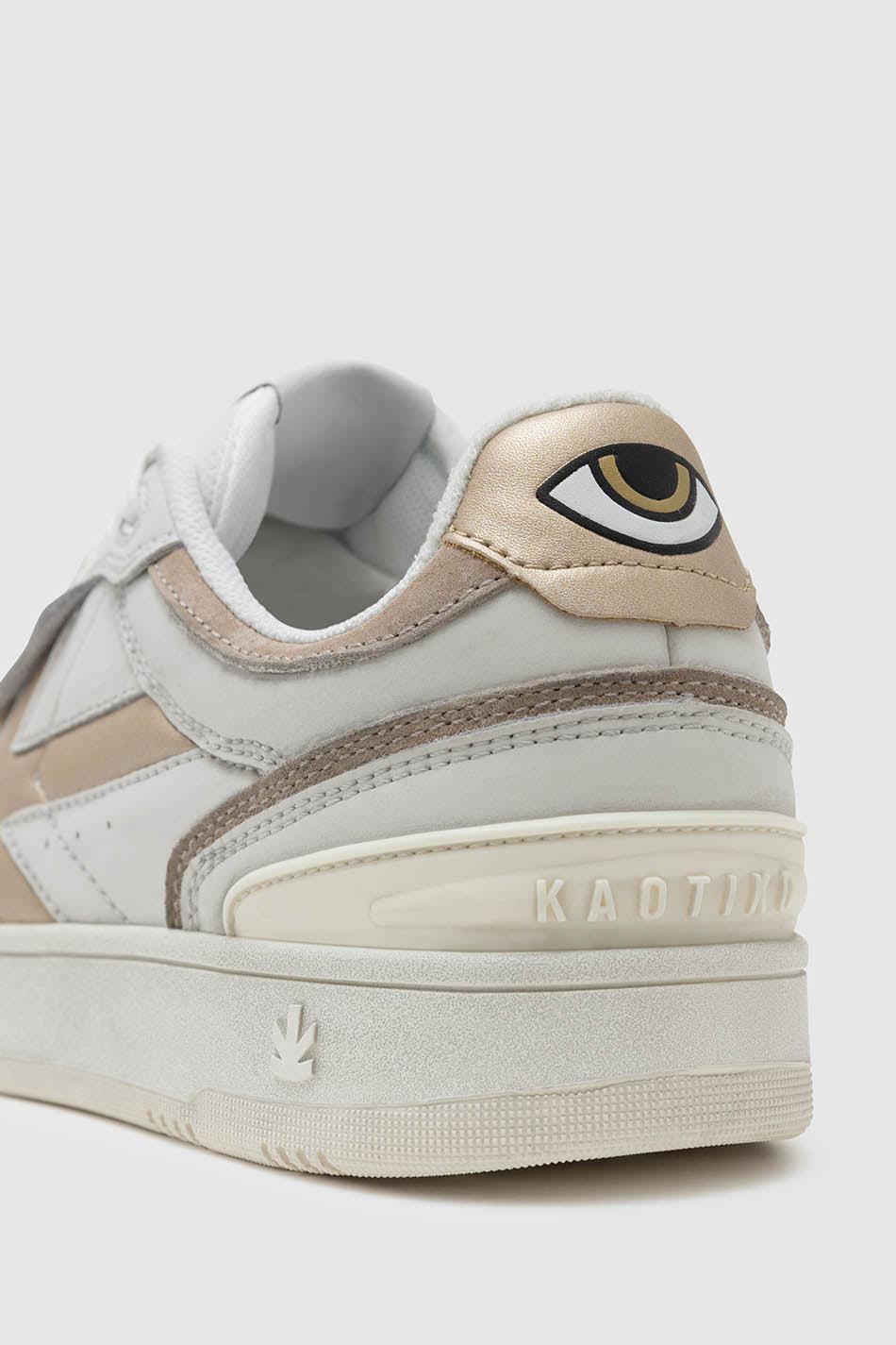 kaotiko Zapatillas Kaotiko Boston Piping Metal Gold Rebajas de fábrica