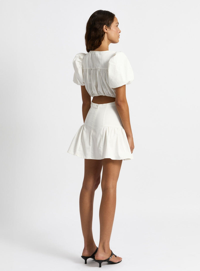 laagam MILLIE WHITE SHORT DRESS Último día