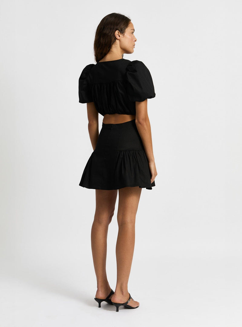 laagam MILLIE BLACK SHORT DRESS Precio de fábrica
