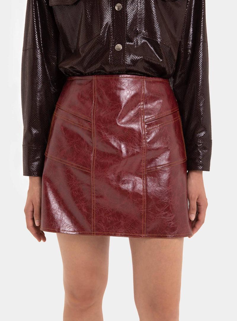 laagam FRANKIE BURGUNDY SKIRT 2025