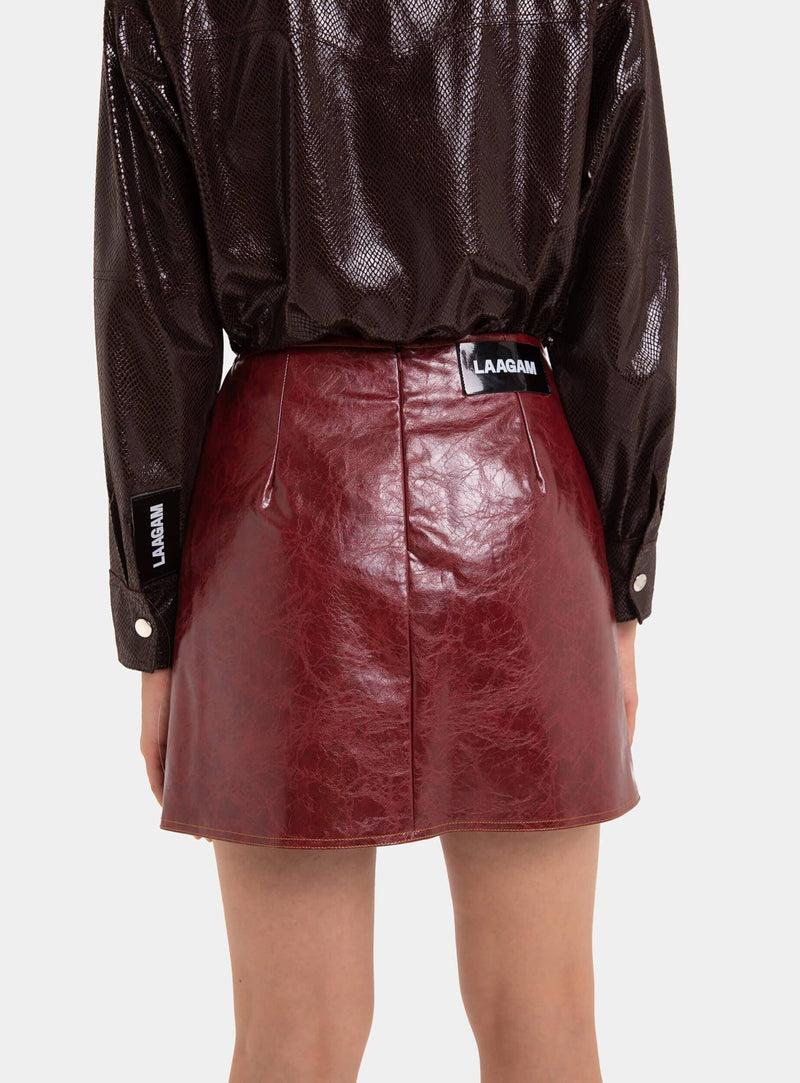 laagam FRANKIE BURGUNDY SKIRT 2025