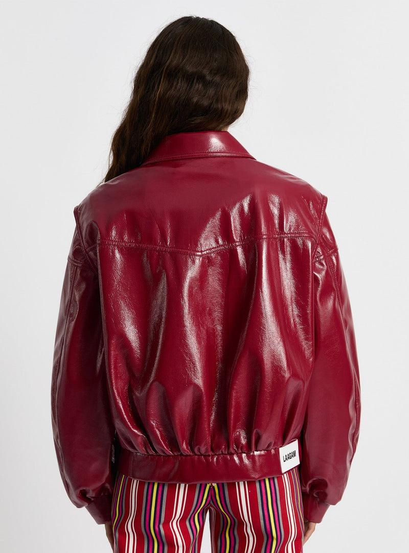 laagam CUPIDO RED BOMBER JACKET Tienda