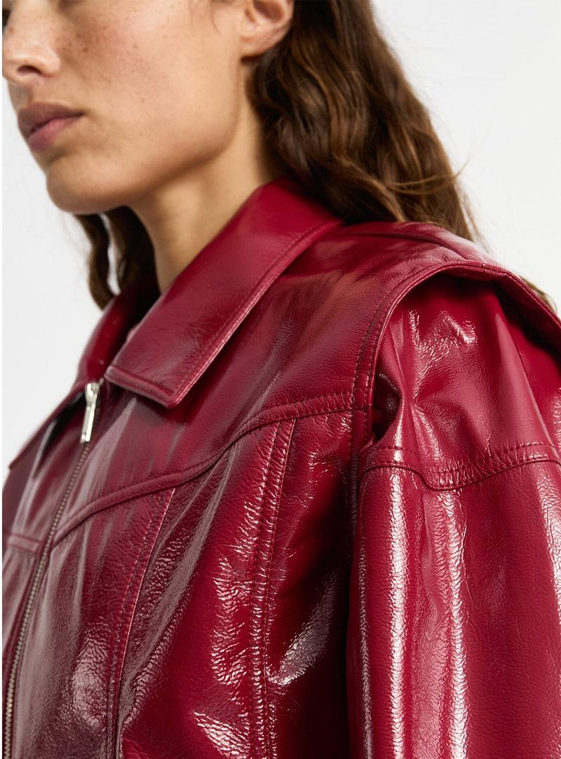 laagam CUPIDO RED BOMBER JACKET Tienda