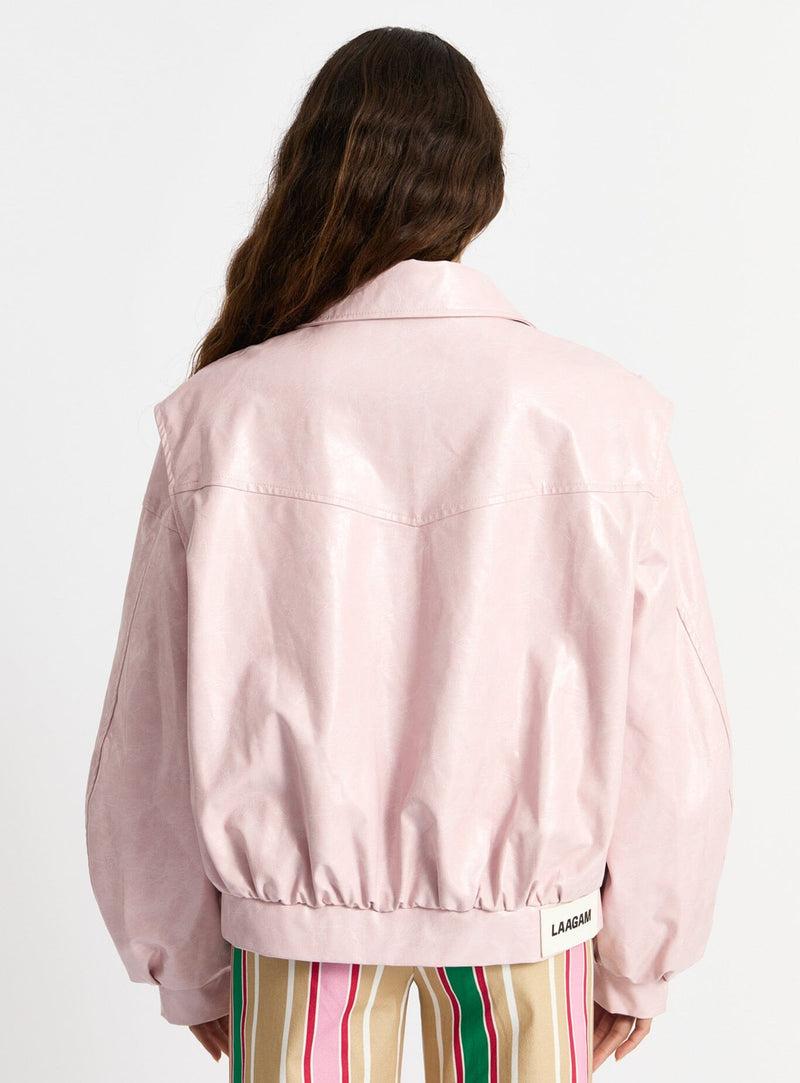 laagam CUPIDO PINK BOMBER JACKET Mejor oferta